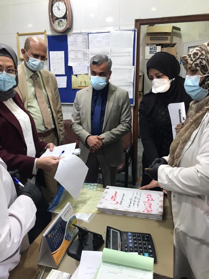 معهد التدرن الوطني في دائرة الصحة العامة ينفذ زيارة ميدانية الى محافظة البصرة 