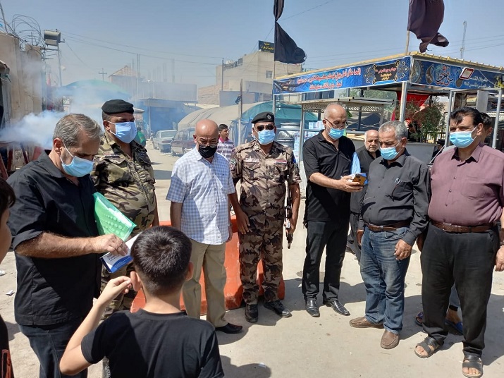 دائرة الصحة العامة تستمر في تنفيذ خطة الإسناد الطبي في بغداد وكربلاء المقدسة والنجف الاشرف