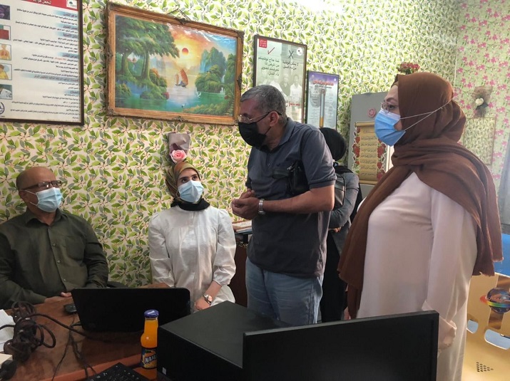 معهد التدرن الوطني في دائرة الصحة العامة ينفذ زيارة الى العيادة الاستشارية للامراض الصدرية والتنفسية دائرة صحة بغداد الكرخ 