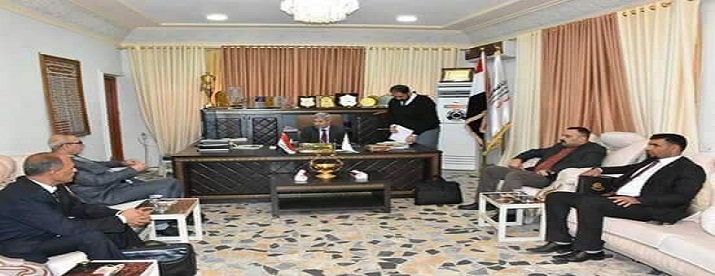 الدكتور حسن مسلم يتراس فريق عمل لزيارة محافظة الانبار 