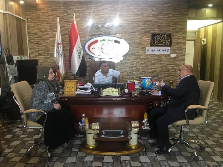 دائرة الصحة العامة في وزارة الصحة تبحث افاق التعاون مع امانة بغداد