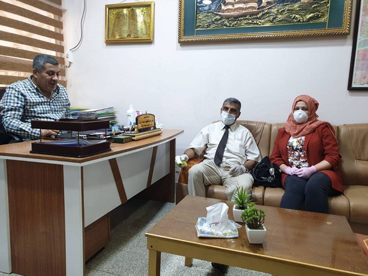 قسم تعزيز الصحة في دائرة الصحة العامة ينفذ زيارة اشرافية الى دائرة صحة بغداد/الرصافة