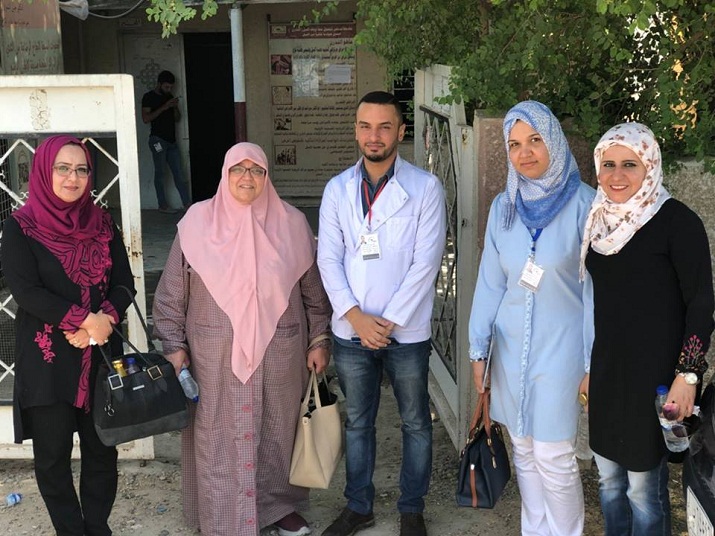 فريق مشترك يزور قطاع أبو غريب لغرض متابعة عمل وحدات التغذية