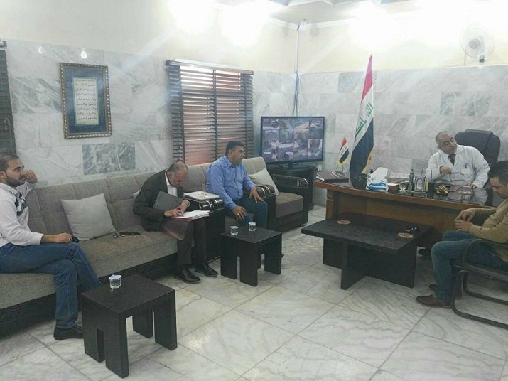 إستكمال الجولات الميدانية في المؤسسات الصحية في محافظة البصرة