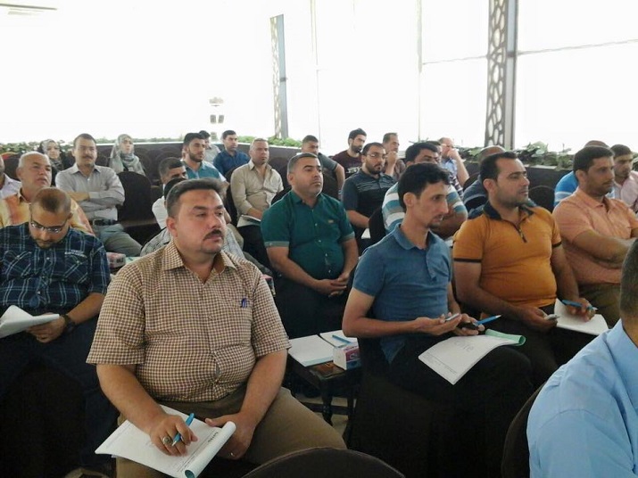 دورة تدريبية للملاكات  الصحية العاملة في دوائر الصحة في بغداد و المحافظات الوسطى و الجنوبية في محافظة النجف 