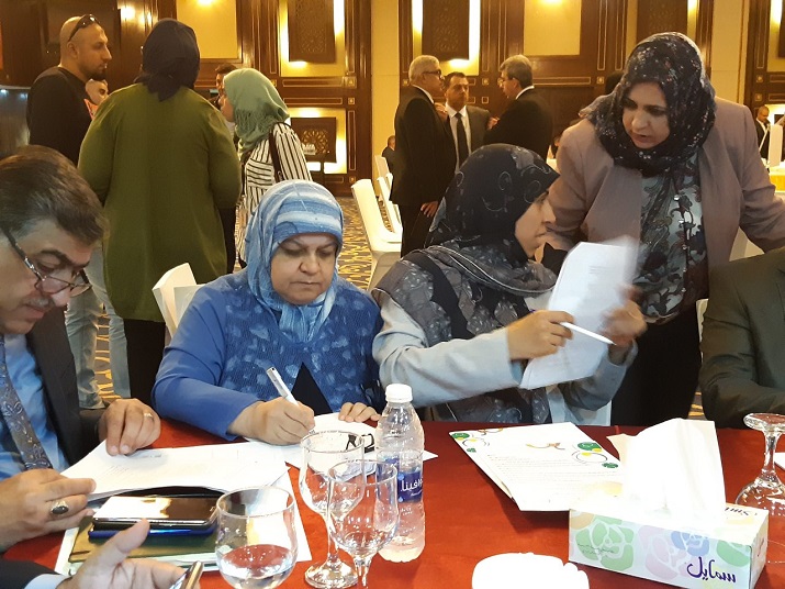 دائرة الصحة العامة تشارك في ورشة عمل إعداد مؤشرات المسح المتكامل للأوضاع الاجتماعية والصحية للمرأة العراقية