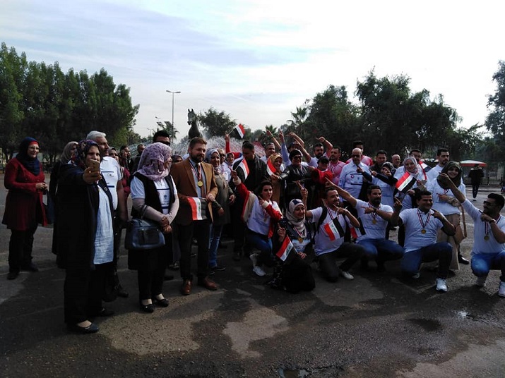 احتفالية ماراثون بغداد بمناسبة اليوم الوطني للنشاط البدني