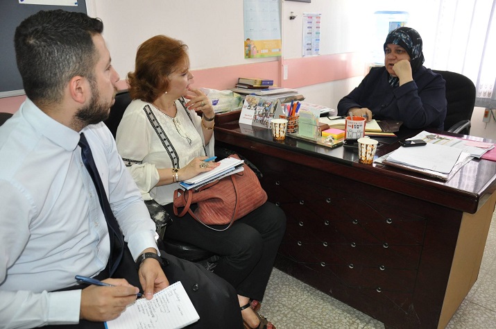 عقد اجتماع في قسم تعزيز الصحة مع ممثلين من منظمة اليونسيف