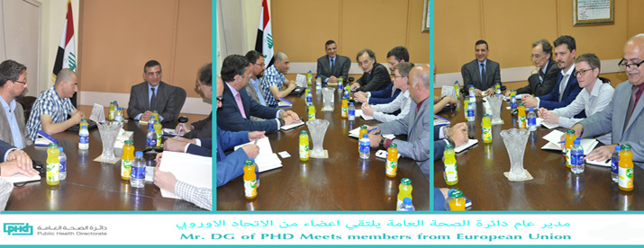Mr. DG of PHD Meets members from European Union 