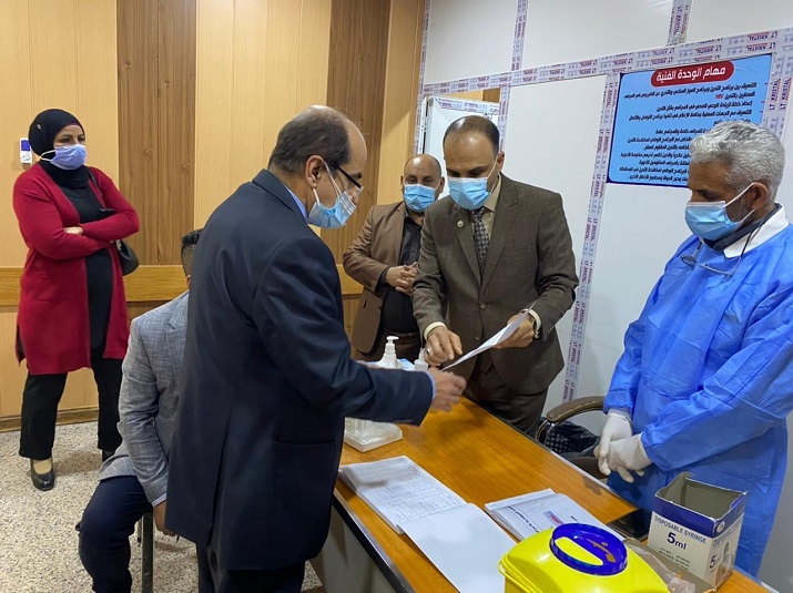 معهد التدرن الوطني في دائرة الصحة العامة ينفذ زيارة ميدانية الى محافظة ميسان