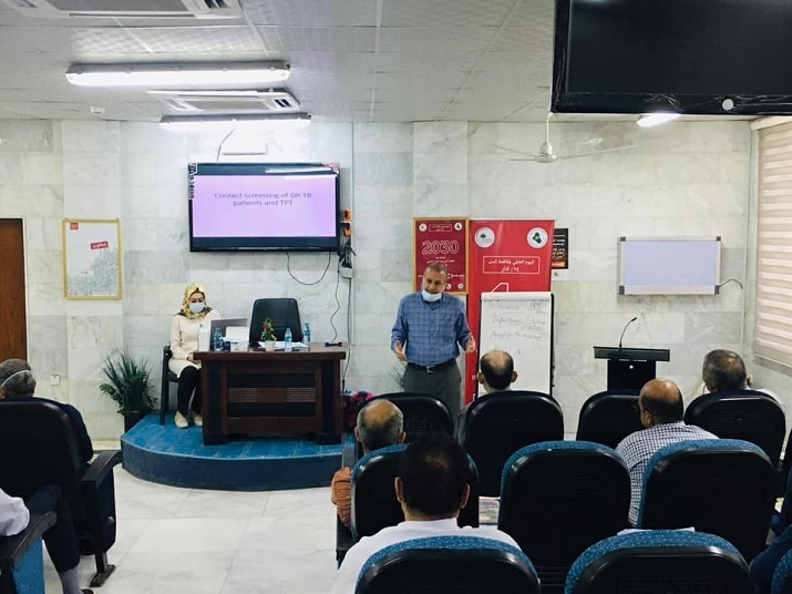 معهد التدرن الوطني في دائرة الصحة العامة ينفذ دورة تدريبية للملاكات الطبية حول التدرن المقاوم في محافظة البصرة