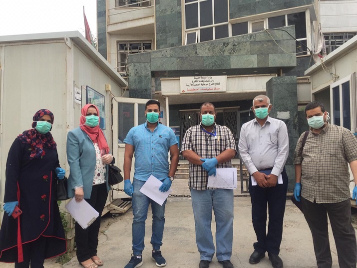 دائرة الصحة العامه تنفذ زيارة ميدانية إلى مركز صحي شهداء العطيفية قطاع الكرخ للرعاية الصحية الأولية
