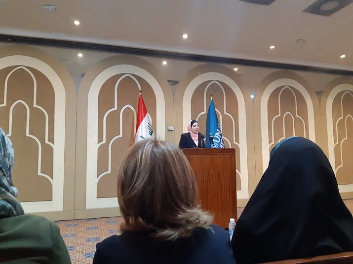 حضور إجتماع ضم اعضاء اللجنه الوطنية العليا للنهوض بواقع المرأه العراقية