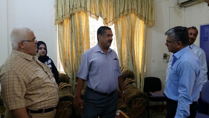 فريق عمل من اللوائح الصحية الدولية يزور محافظة النجف الاشرف