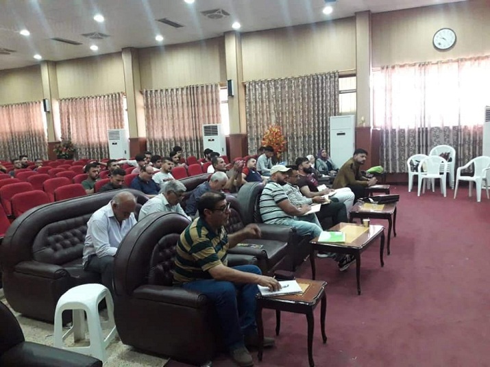 الصحة العامة تنظم دورة تدريبية حول سياقات عمل الرقابة الصحية في محافظة كركوك